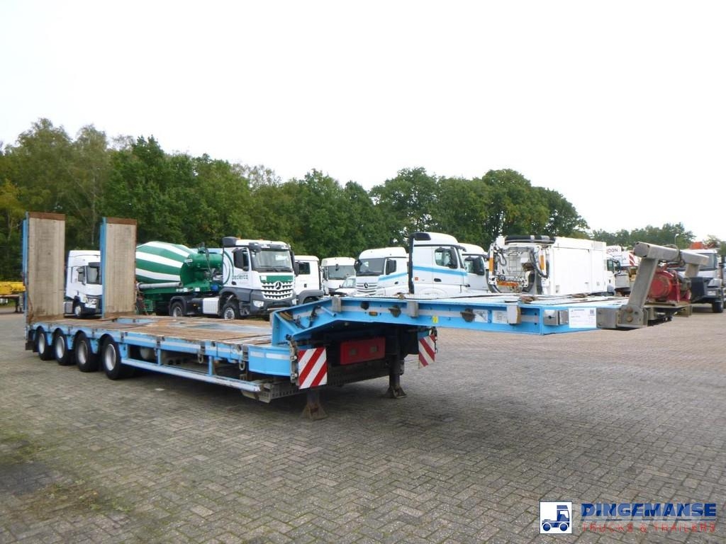 Faymonville 4-axle semi-lowbed trailer ext. 73 t + ramps Semirremolques de góndola rebajada
