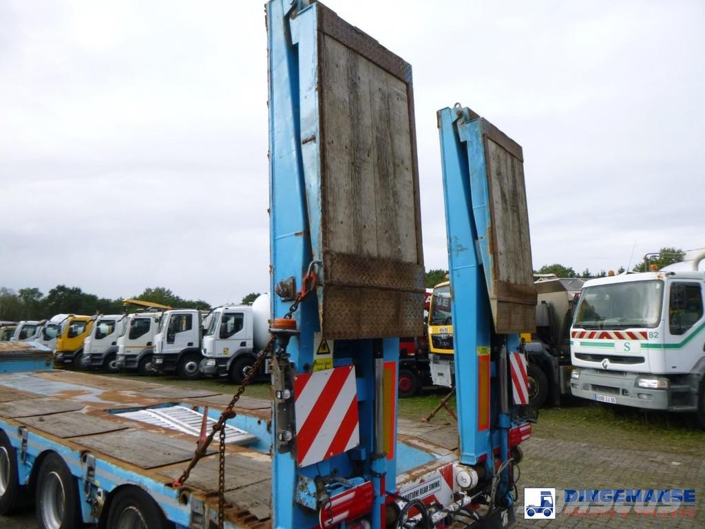 Faymonville 4-axle semi-lowbed trailer ext. 73 t + ramps Zemie treileri
