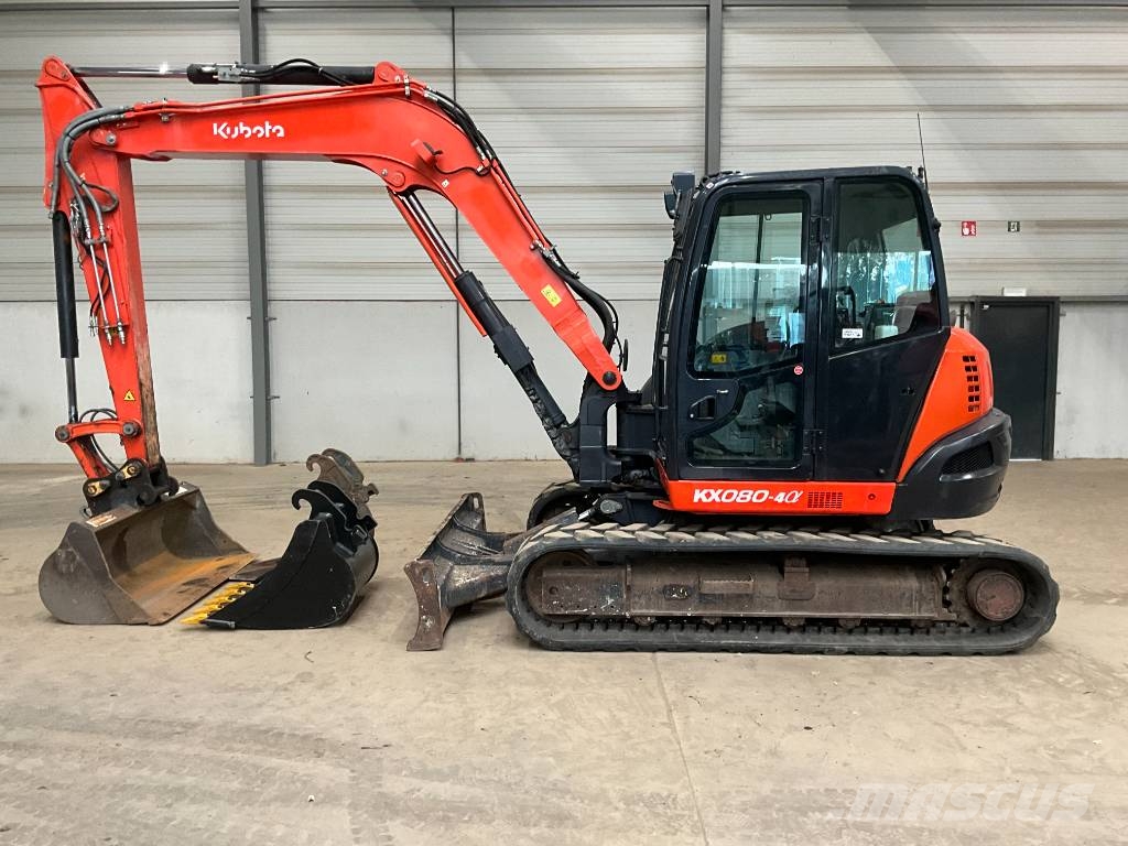 Kubota KX 080-4 A Midigraafmachines 7t - 12t