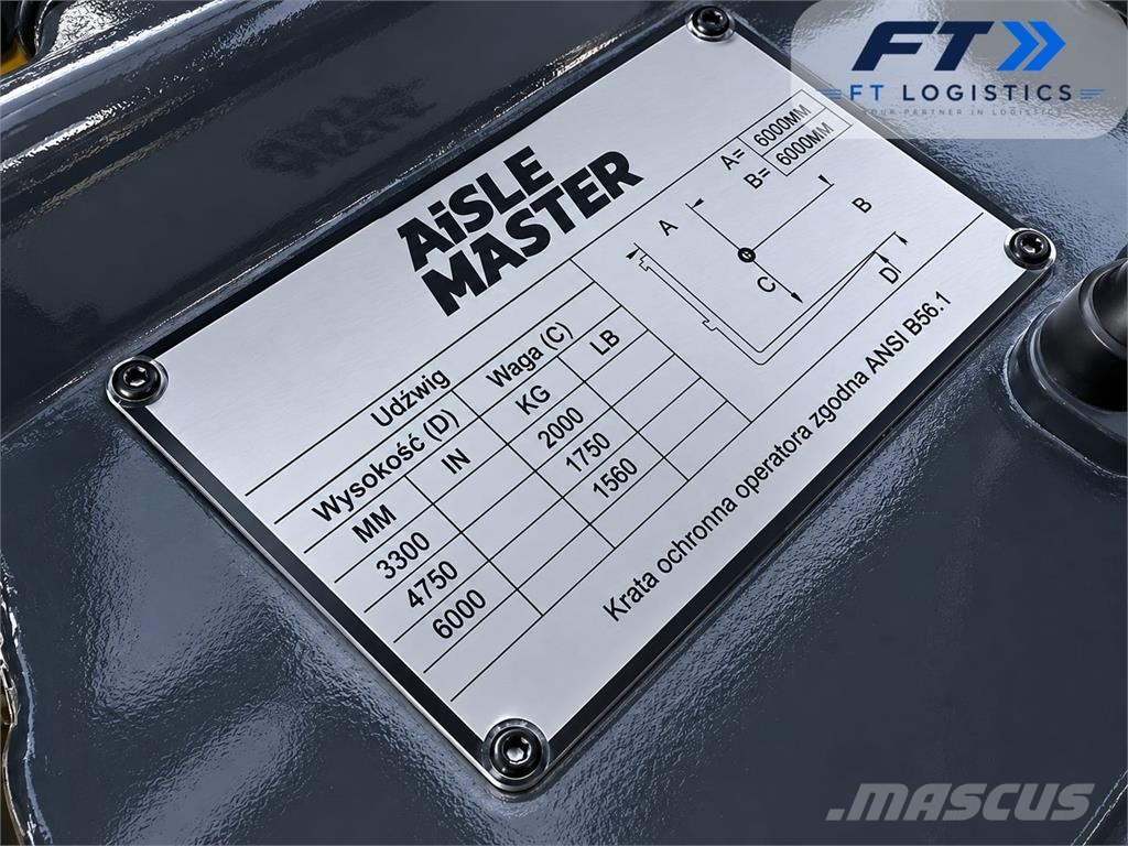 Aisle-Master 20WE | ELECTRIC | TRIPLEX 6000MM | FREE-LIFT | SID Narrow aisle truck