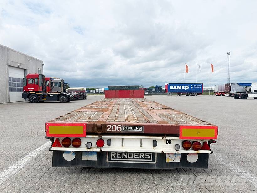 Renders Stepdeck / Tiefbettauflieger Semirremolques de plataformas planas/laterales abatibles