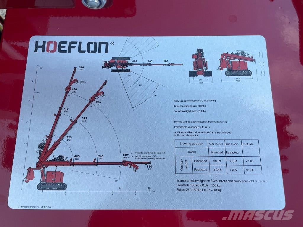 Hoeflon C 1 E Mini žerjavi