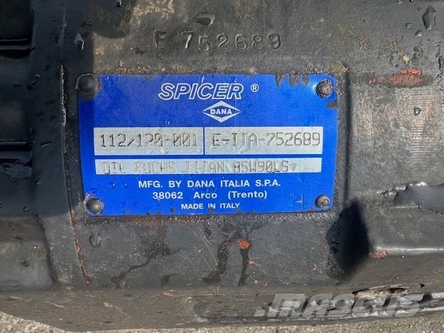 Spicer DANA SPICER 112/120-001 Ejes