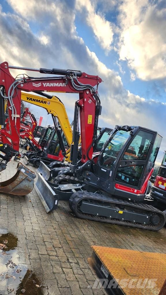 Yanmar Vio80-2PB Verstellausleger Powertilt HS08 حفارات وسط 7 طن - 12 طن