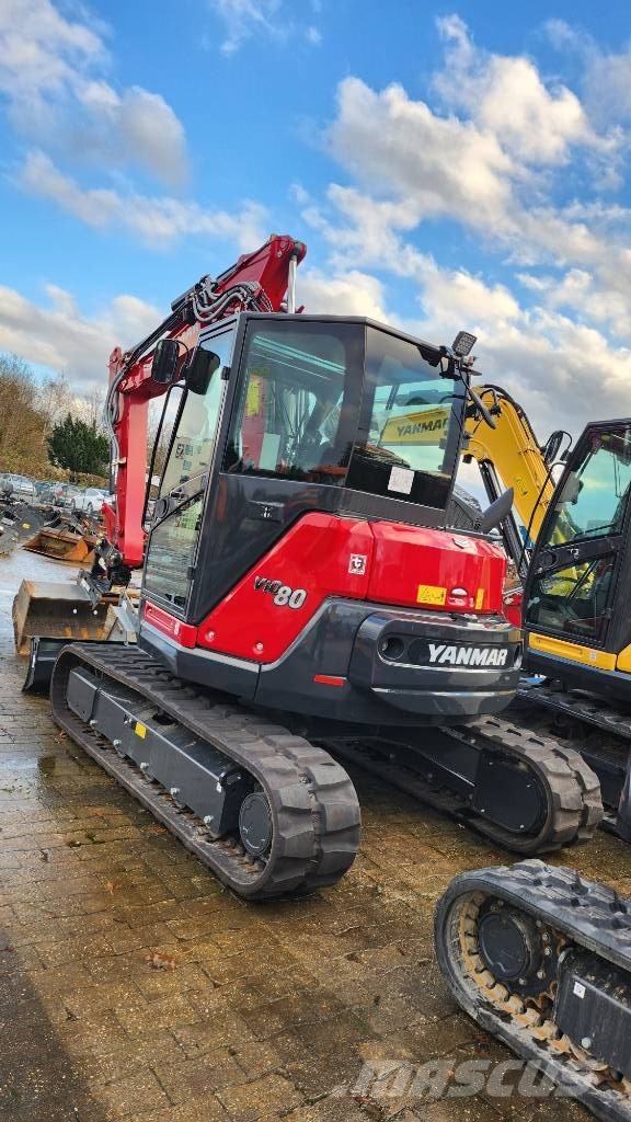 Yanmar Vio80-2PB Verstellausleger Powertilt HS08 حفارات وسط 7 طن - 12 طن
