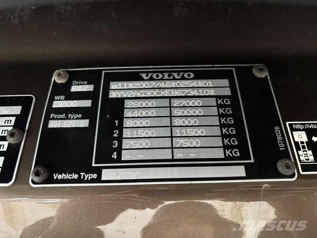 Volvo FH 500 6x2 GLOBE XL / HYDRAULICS Vlačilci