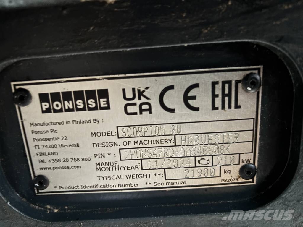 Ponsse SCORPION 8W Harversteri