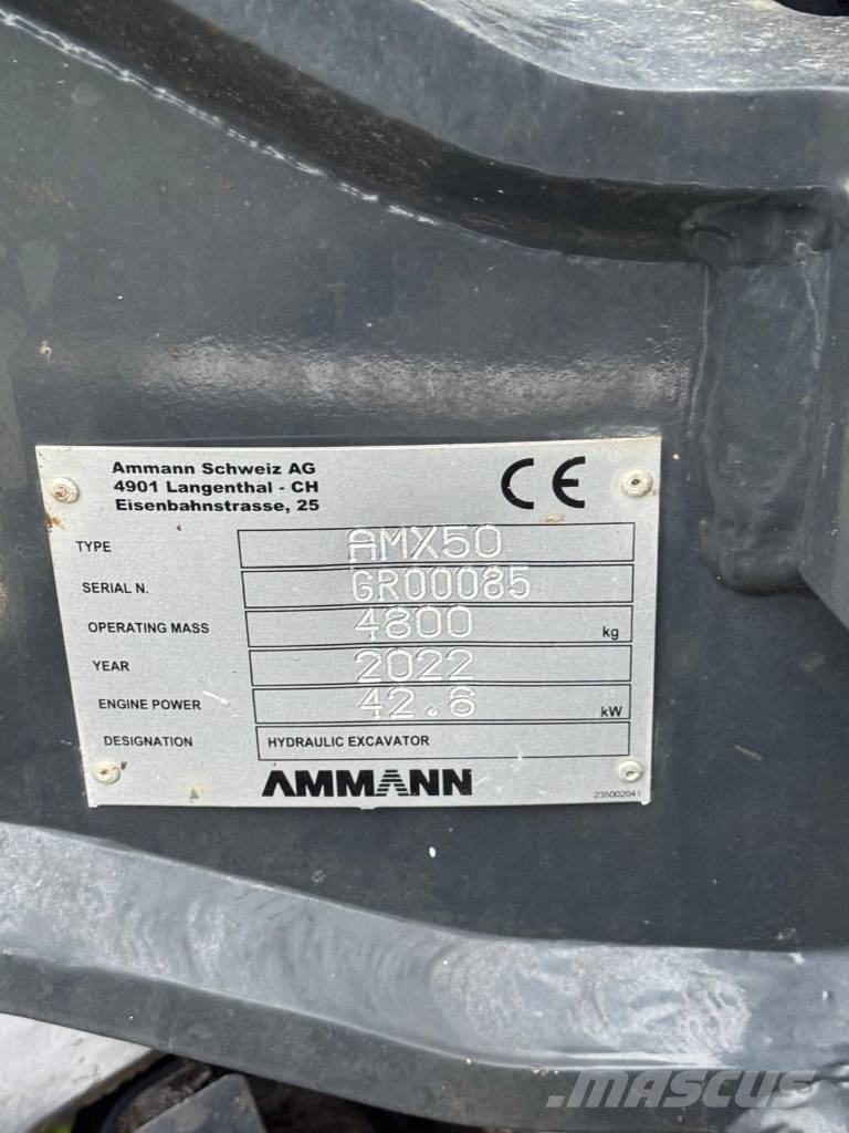 Ammann AMX 50 ZT Minibagger < 7t