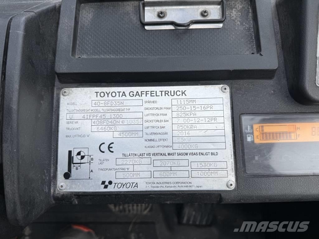 Toyota 40-8 FD 35N Chariots diesel