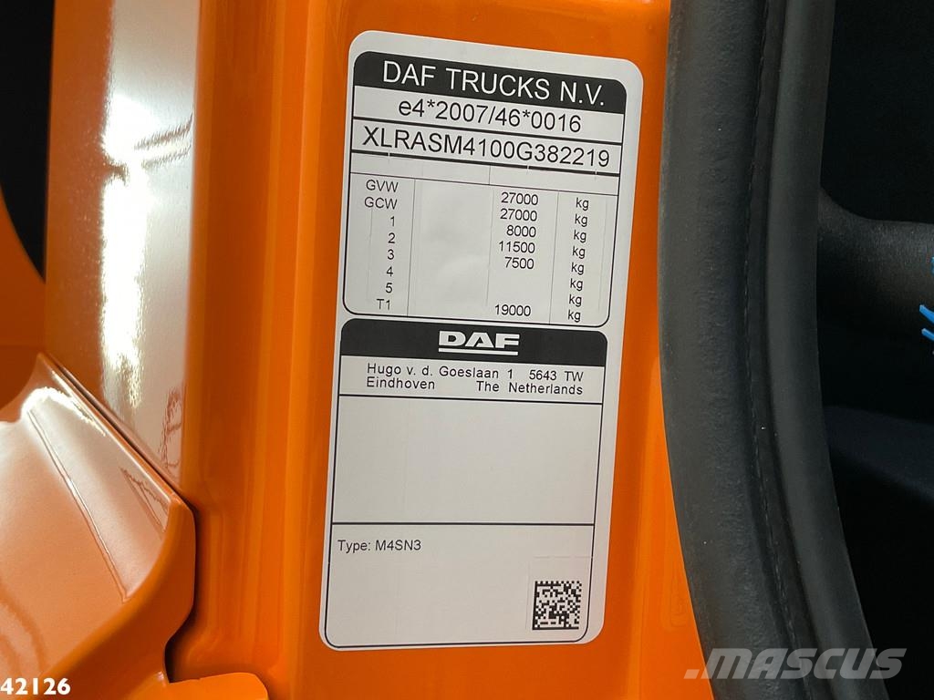 DAF FAN CF 340 Мусоровозы