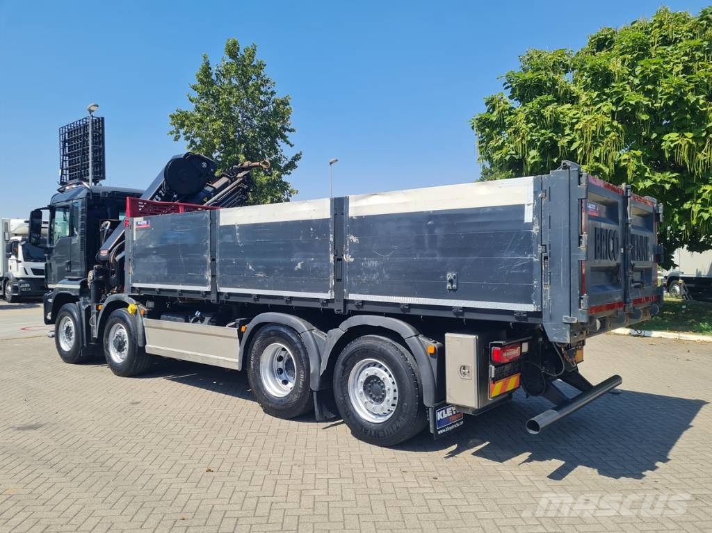 MAN TGS 33.480 8X4 HIAB 288 EP-5 HIPRO Kiperi kamioni