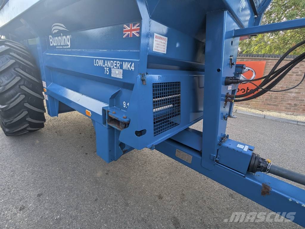 Bunning LOWLANDER MK4 75 معدات توزيع السماد العضوي