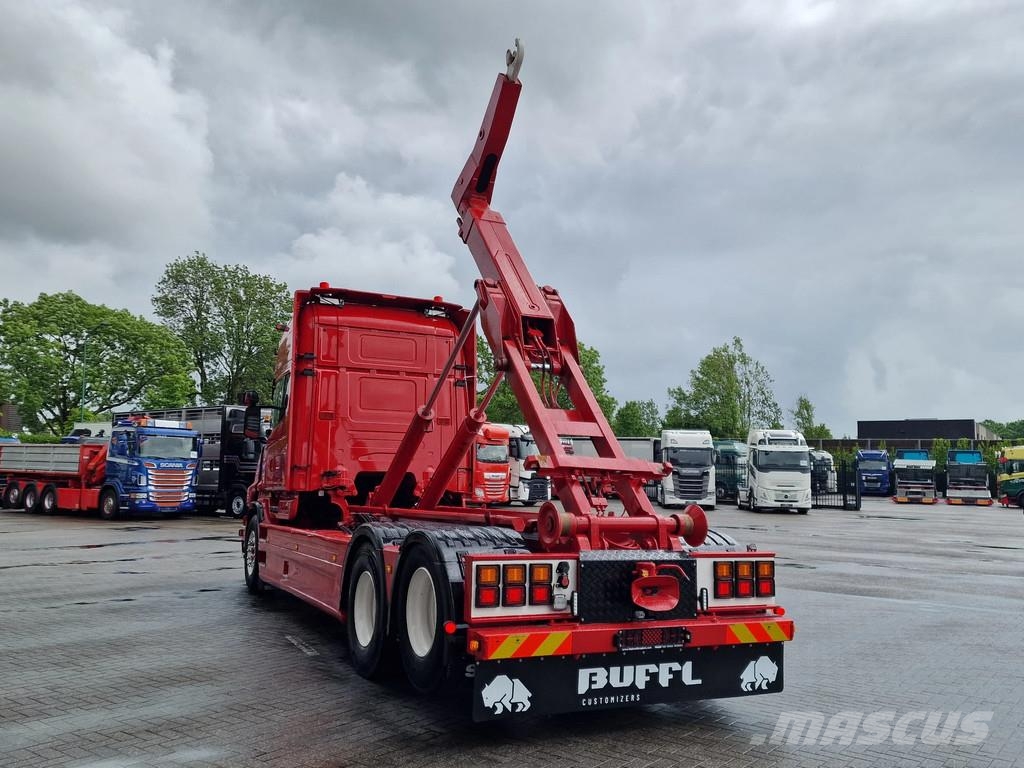 Scania T520 V8 6x2 - AJK Hooklift - New BUFFL interior - Camiones polibrazo