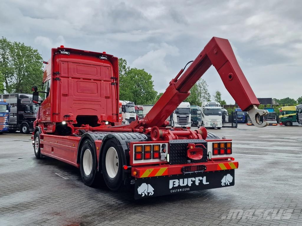 Scania T520 V8 6x2 - AJK Hooklift - New BUFFL interior - Camiones polibrazo