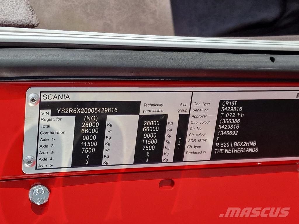 Scania T520 V8 6x2 - AJK Hooklift - New BUFFL interior - Camiones polibrazo