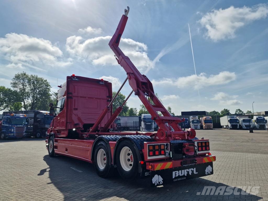 Scania T520 V8 6x2 - AJK Hooklift - New BUFFL interior - Camiones polibrazo
