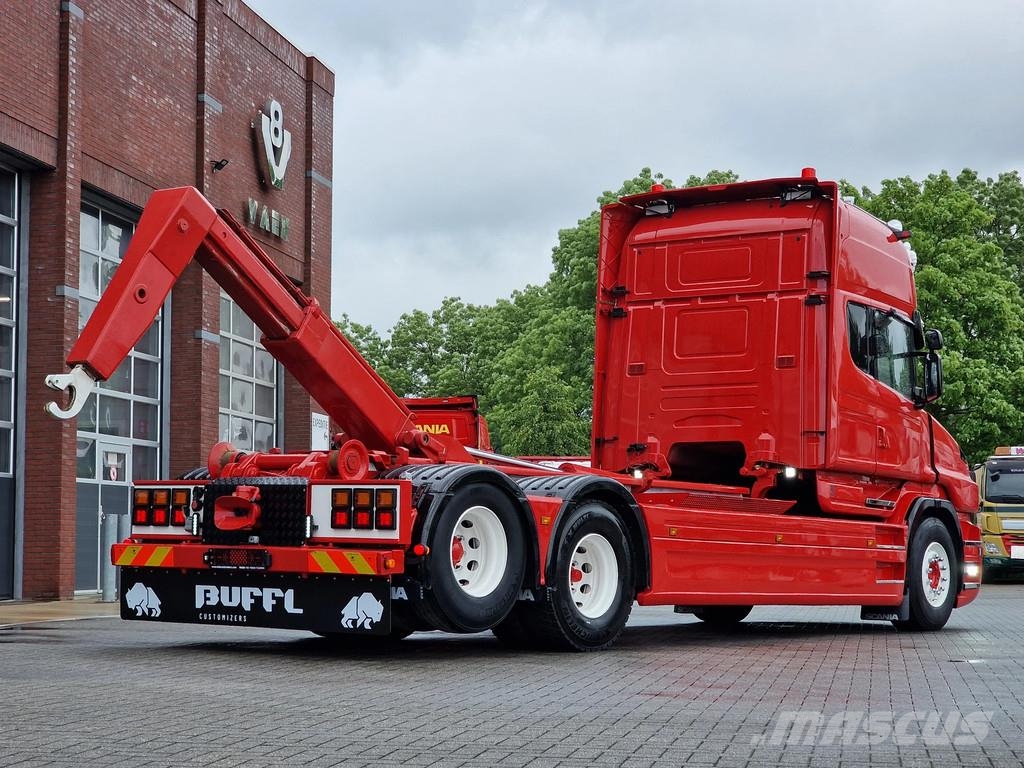 Scania T520 V8 6x2 - AJK Hooklift - New BUFFL interior - Camiones polibrazo