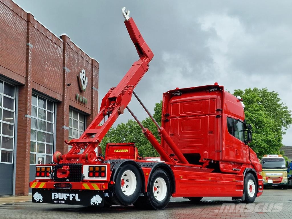 Scania T520 V8 6x2 - AJK Hooklift - New BUFFL interior - Camiones polibrazo