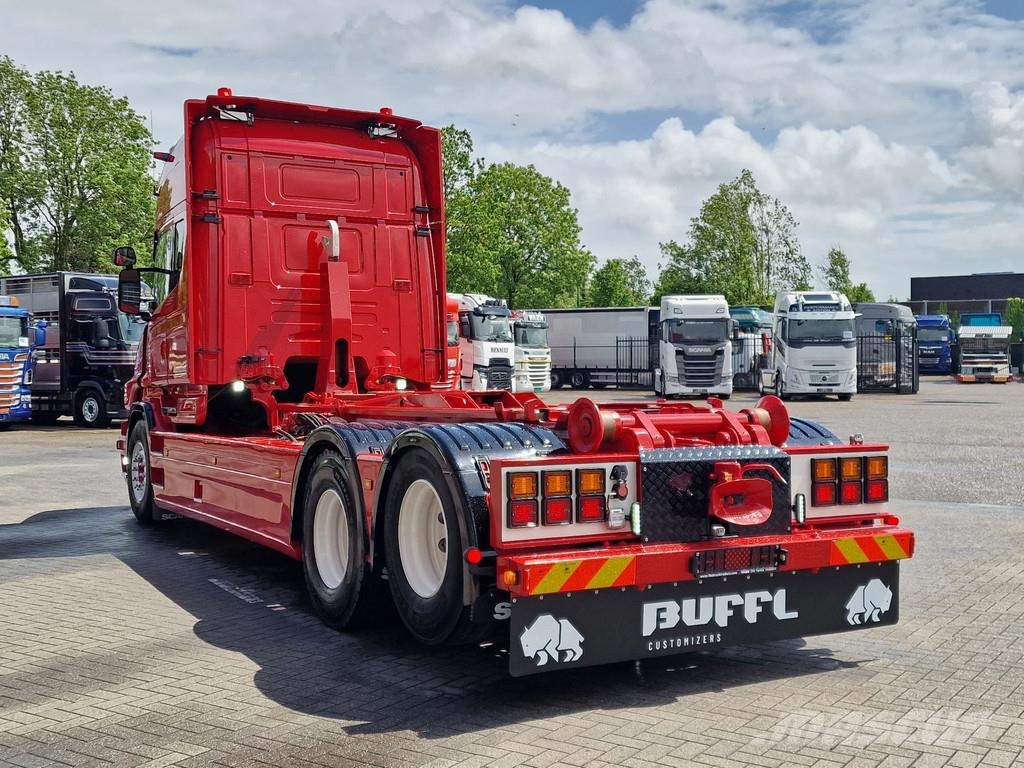 Scania T520 V8 6x2 - AJK Hooklift - New BUFFL interior - Camiones polibrazo