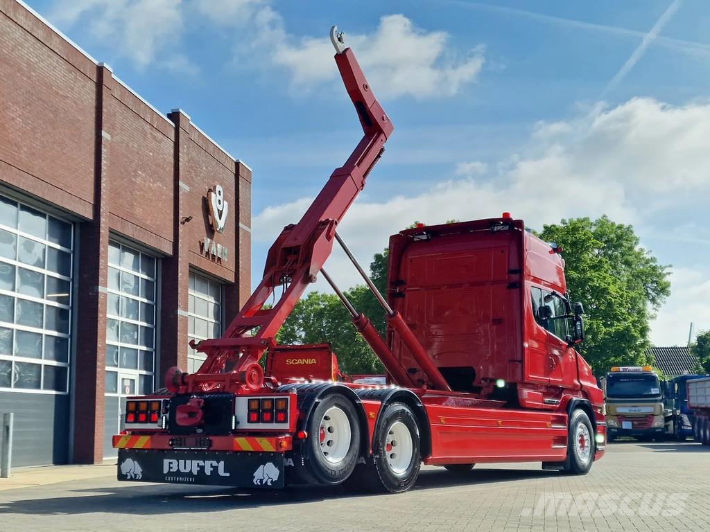 Scania T520 V8 6x2 - AJK Hooklift - New BUFFL interior - Camiones polibrazo