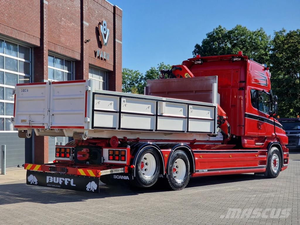 Scania T520 V8 6x2 - AJK Hooklift - New BUFFL interior - Camiones polibrazo