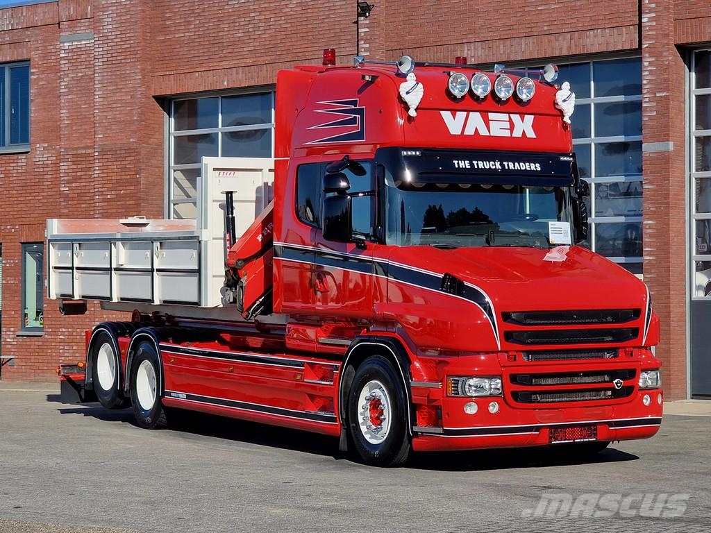 Scania T520 V8 6x2 - AJK Hooklift - New BUFFL interior - Camiones polibrazo