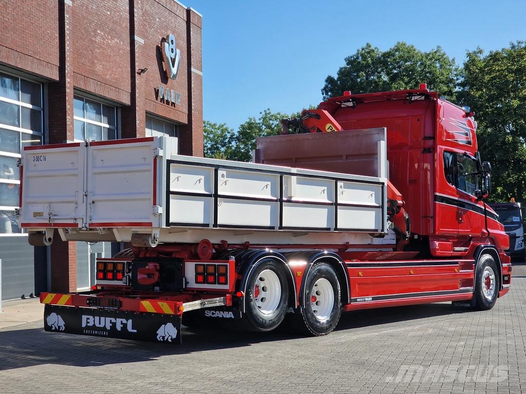 Scania T520 V8 6x2 - AJK Hooklift - New BUFFL interior - Camiones polibrazo