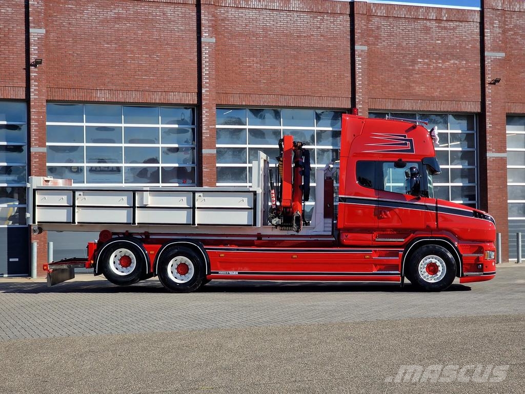 Scania T520 V8 6x2 - AJK Hooklift - New BUFFL interior - Camiones polibrazo
