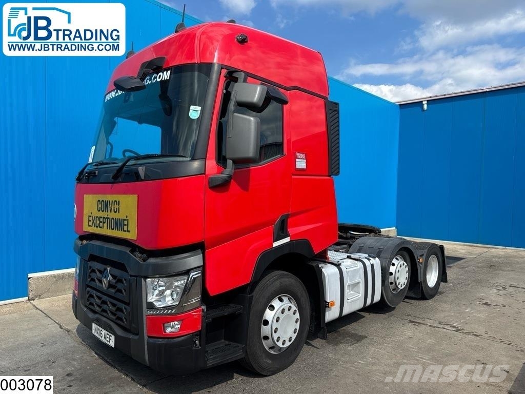 Renault T 460 6x2, EURO 6, PTO, Hydraulic, RHD Camiones tractor