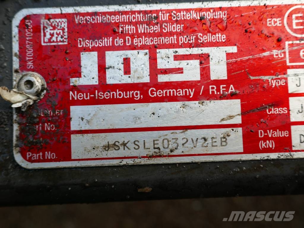 Vändskiva Jost JSK Scania R490 Podvozje in vzmetenje