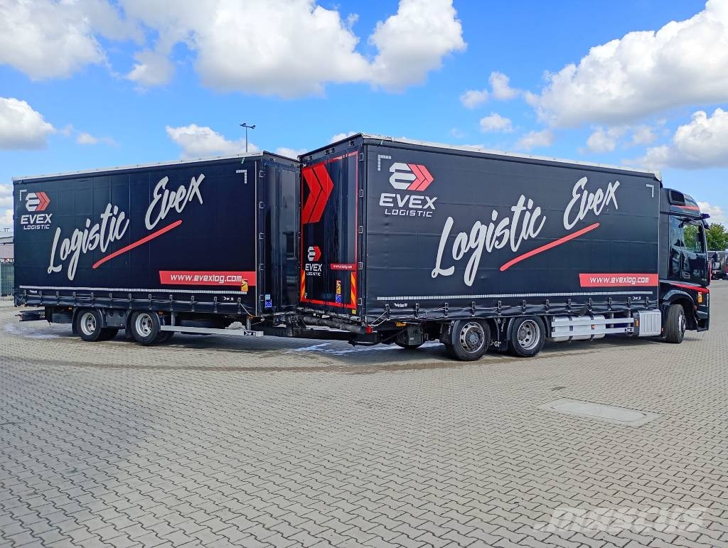 Mercedes-Benz Actros شاحنات بغطاء جانبي