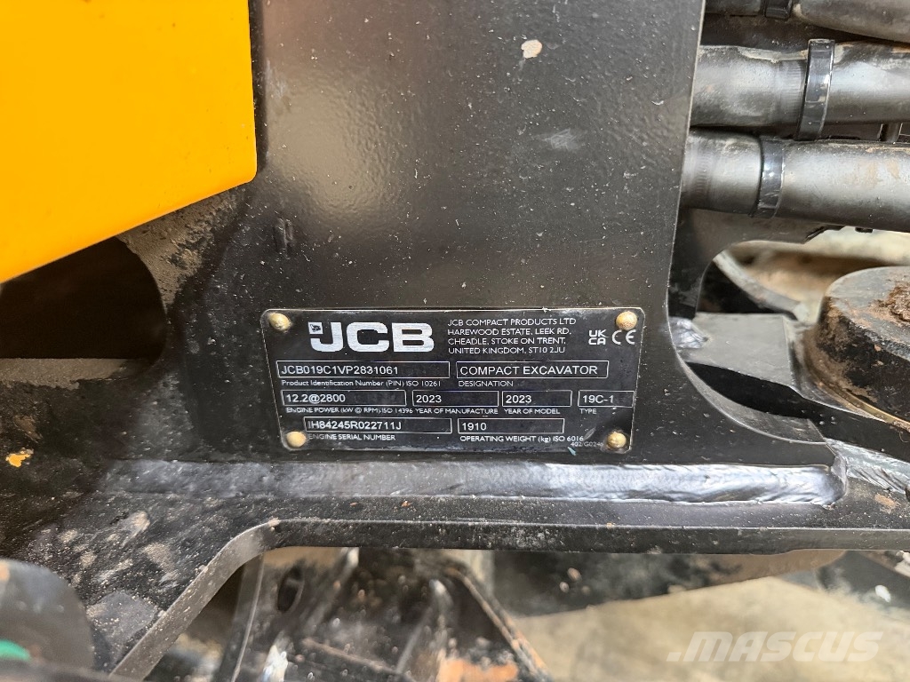 JCB 19 C-1 Minigraafmachines < 7t