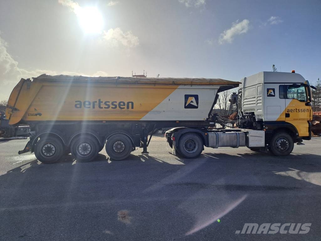 MAN TGX18.470 Hydrodrive + STAS S300CX ALU Trækkere