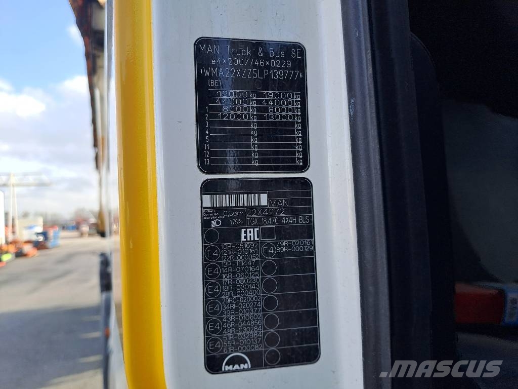 MAN TGX18.470 Hydrodrive + STAS S300CX ALU Trækkere