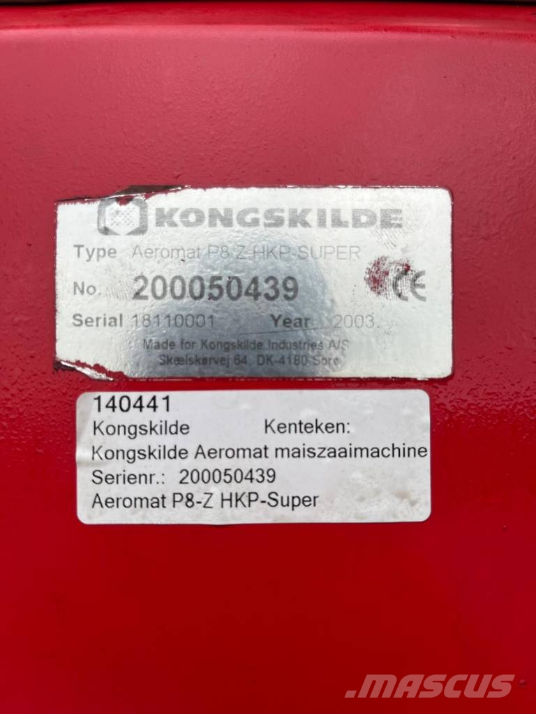 Kongskilde Aeromat P8-Z HKP Super Zaaimachines