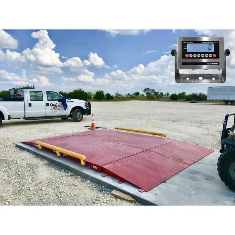 SellEton 10' x 10' Axle Truck Cargo Scale with 60, Camiones para transporte de animales
