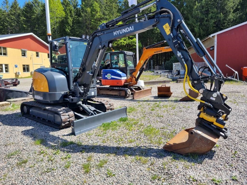 Hyundai HX 55 ACR 小型挖土機/掘鑿機<7t(小型挖掘機)
