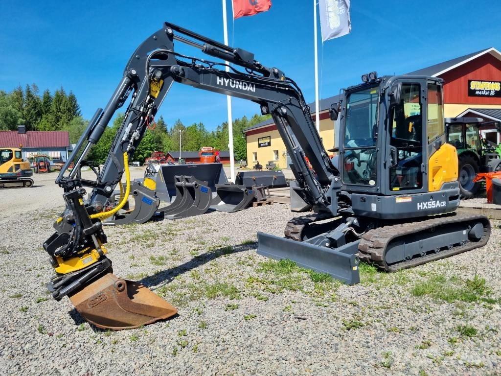 Hyundai HX 55 ACR 小型挖土機/掘鑿機<7t(小型挖掘機)