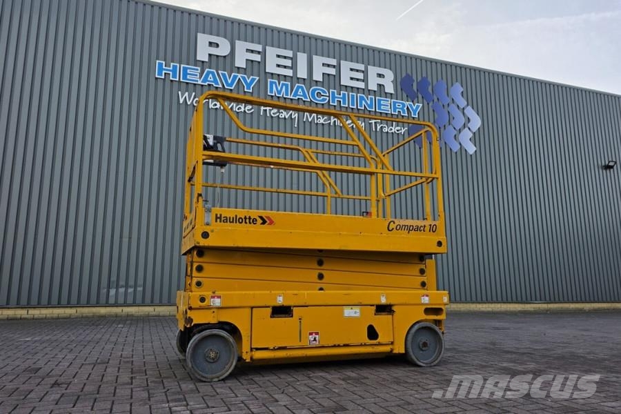Haulotte Compact 10 As-Is, Electric, 10m Working Height, 45 Scissor lifts