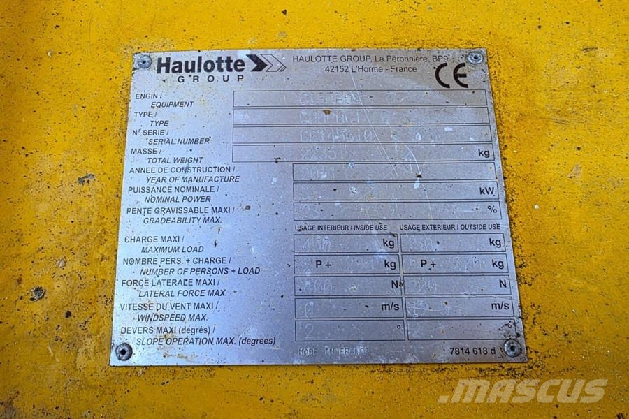 Haulotte Compact 10 As-Is, Electric, 10m Working Height, 45 Scissor lifts