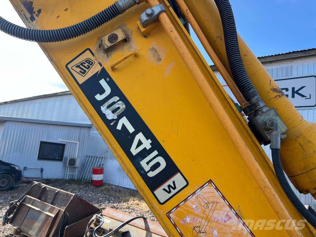 JCB JS 145 W + BUCKET Excavadoras de ruedas