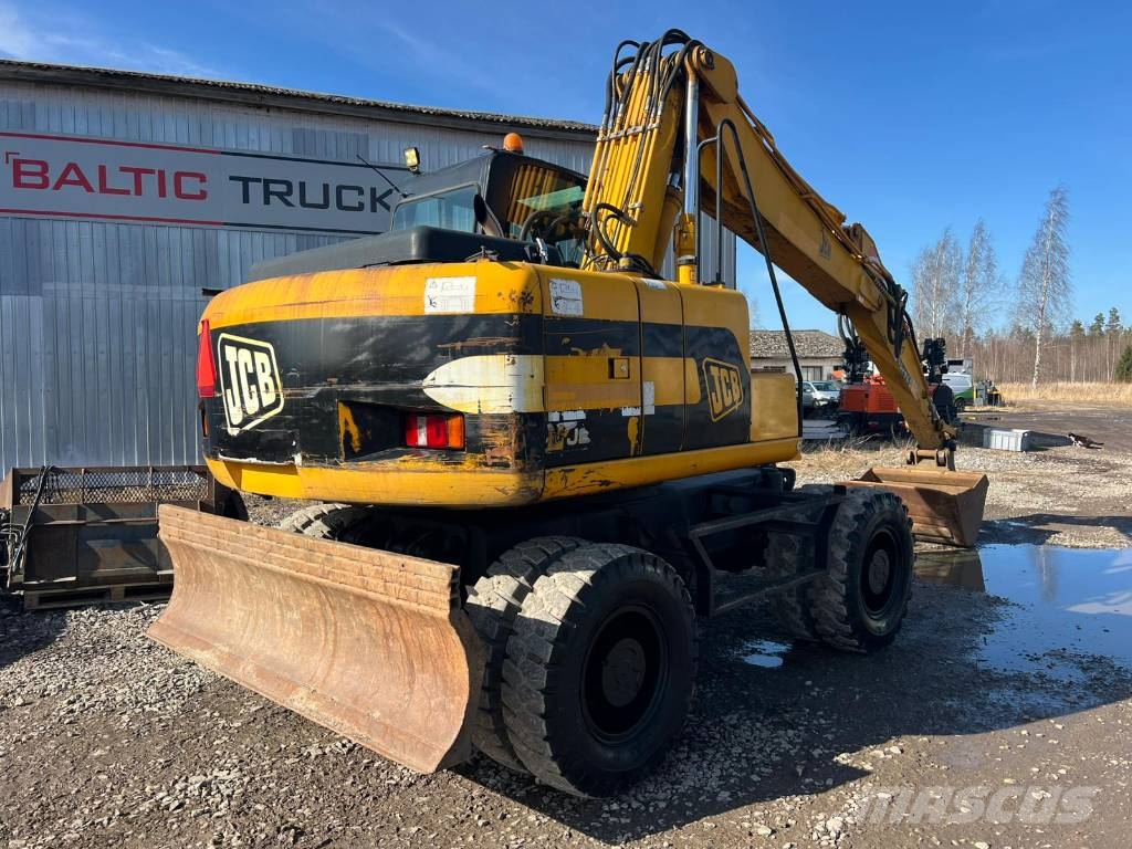 JCB JS 145 W + BUCKET Excavadoras de ruedas