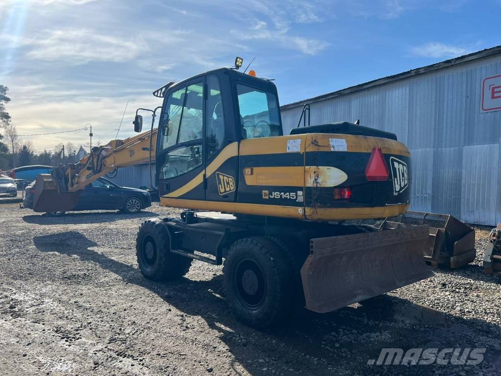 JCB JS 145 W + BUCKET Excavadoras de ruedas