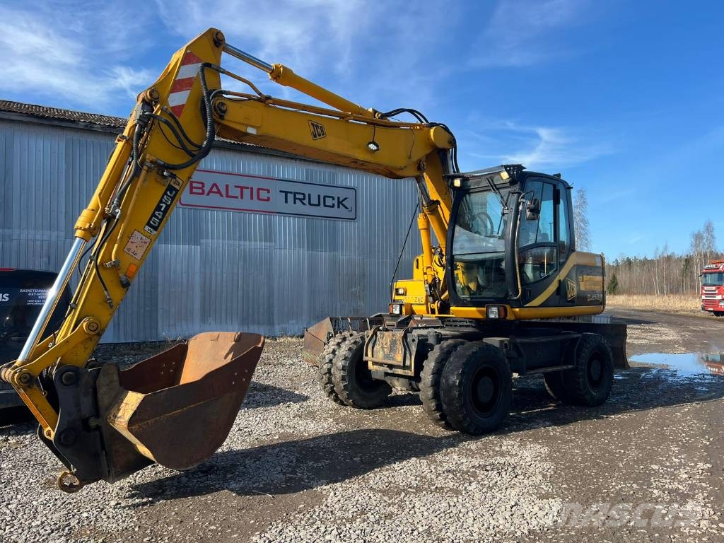 JCB JS 145 W + BUCKET Excavadoras de ruedas
