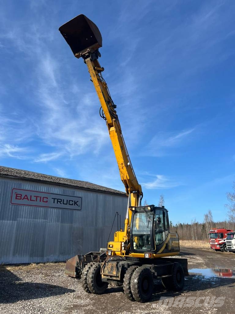 JCB JS 145 W + BUCKET Excavadoras de ruedas