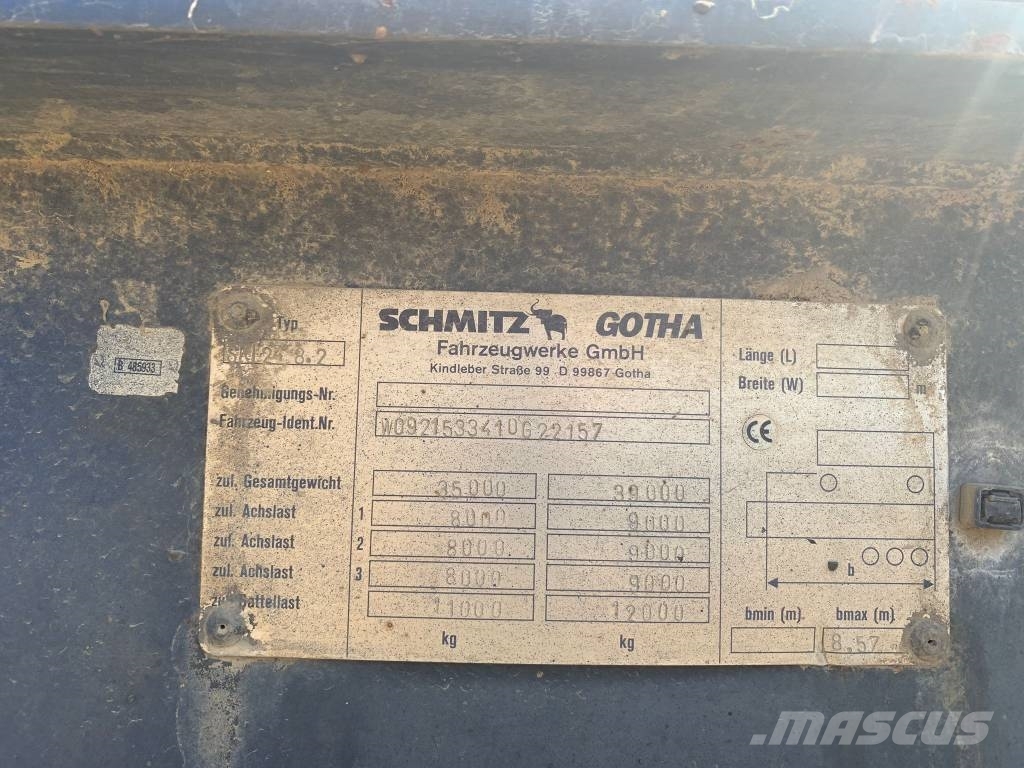 Schmitz SKI 24 Tipper trailers