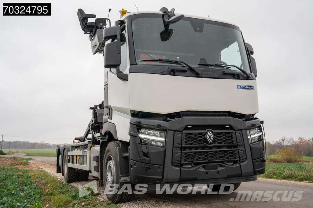 Renault C 480 C 6X2 NEW! Penz Crane 15Z9.50R HYVA 20-57S L 吊鉤式起重車