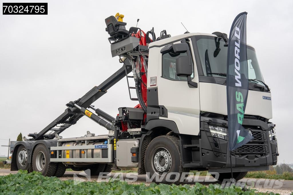 Renault C 480 C 6X2 NEW! Penz Crane 15Z9.50R HYVA 20-57S L 吊鉤式起重車