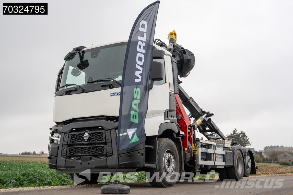 Renault C 480 C 6X2 NEW! Penz Crane 15Z9.50R HYVA 20-57S L 吊鉤式起重車