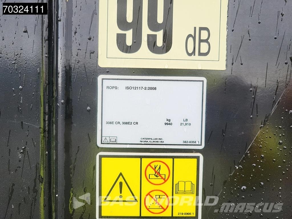 CAT 308 E 2CR حفارات صغيرة أقل من 7 طن (حفارات صغيرة)
